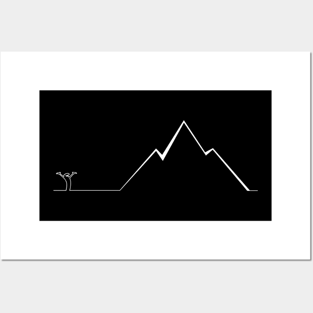 Linea Mountain Wall Art by danimunjoz